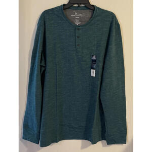 Marc Anthony Luxury Mens 2xl Slim Fit Green Long Sleeved Shirt NWT! A1870